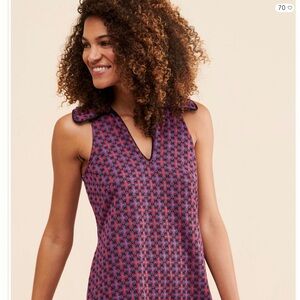 Maeve Jacquard Shift Mini-Dress